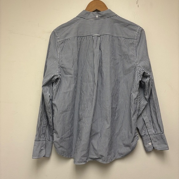 J. Crew Classic Fit Washed Cotton Poplin Shirt in Stripe - Picture 13 of 13